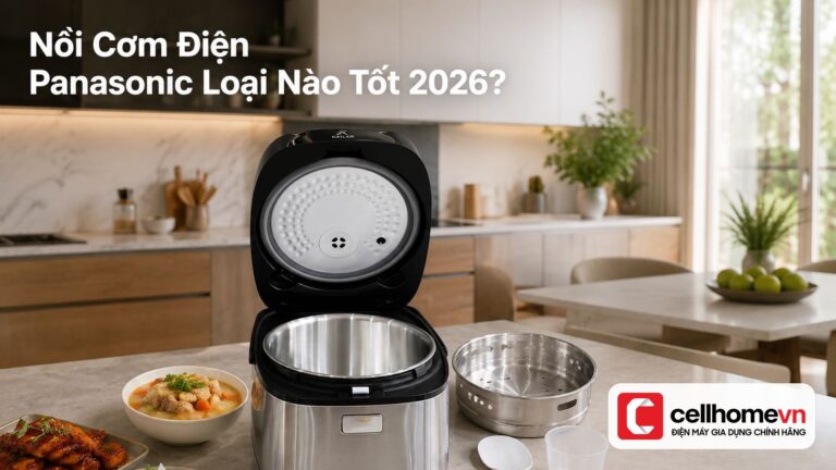Nồi cơm điện Panasonic loại nào tốt 2026? Gợi ý thay thế hoà
