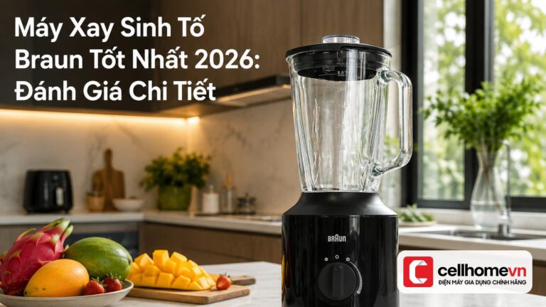 Máy Xay Sinh Tố Braun Tốt Nhất 2026: Đánh Giá Chi Tiết