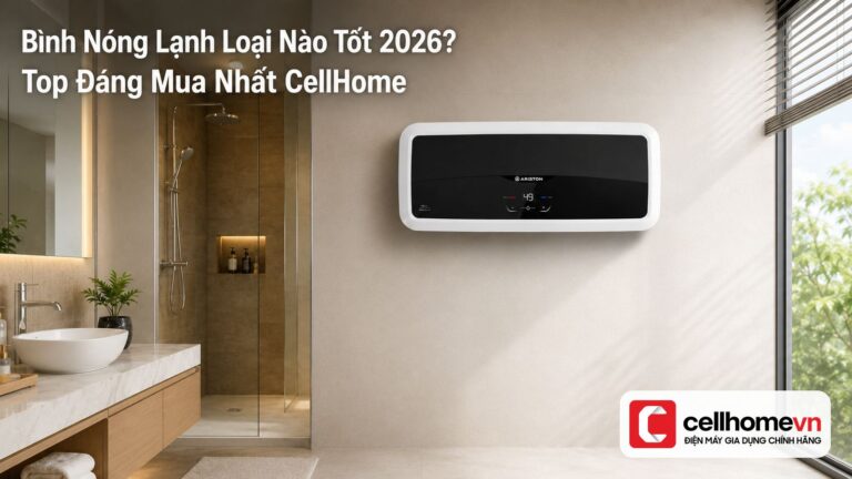 Bình Nóng Lạnh Loại Nào Tốt 2026? Top Đáng Mua Nhất CellHome