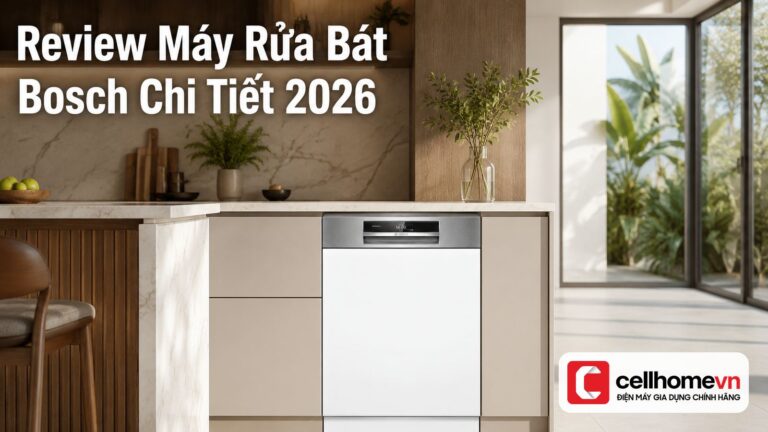Review Máy Rửa Bát Bosch Chi Tiết 2026: Chọn Mẫu Nào Tốt Nhấ