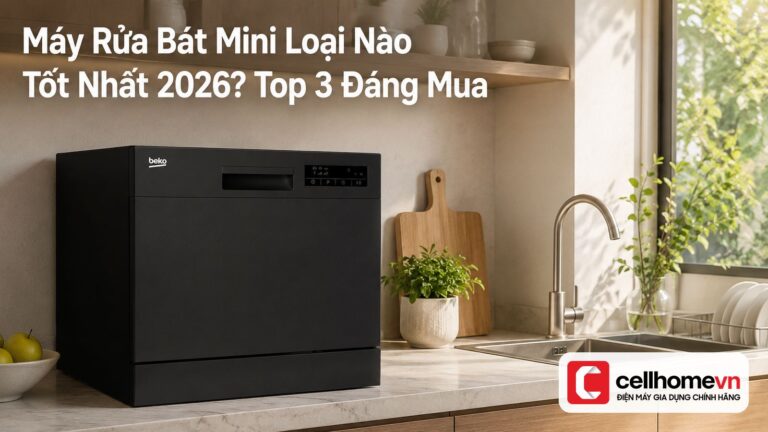 Máy Rửa Bát Mini Loại Nào Tốt Nhất 2026? Top 3 Đáng Mua