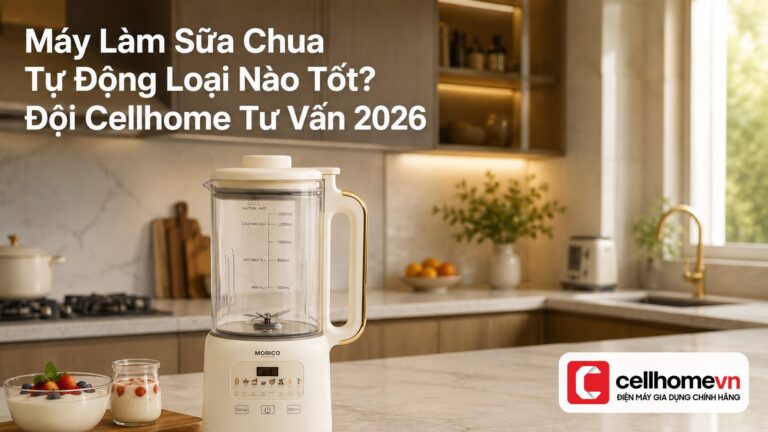 Máy Làm Sữa Chua Tự Động Loại Nào Tốt? Đội Cellhome Tư Vấn 2026
