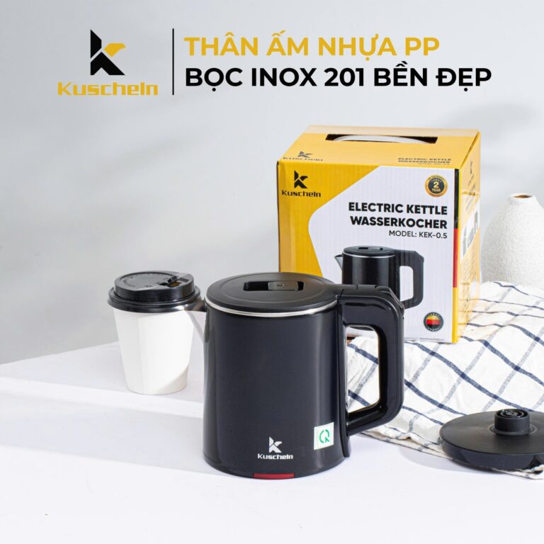 Ấm siêu tốc KUSCHEL 0.5L – KEK-0.5