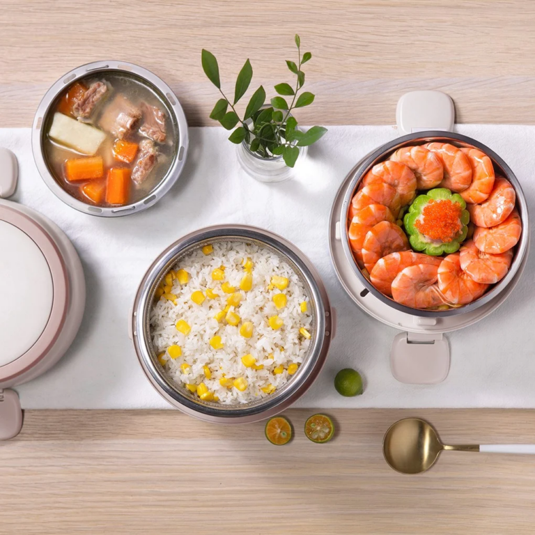 Hộp Cơm Điện Cầm Tay Bear DFH-B20S6 2 Lít – Hàng Quốc Tế – Bản Tiếng Anh