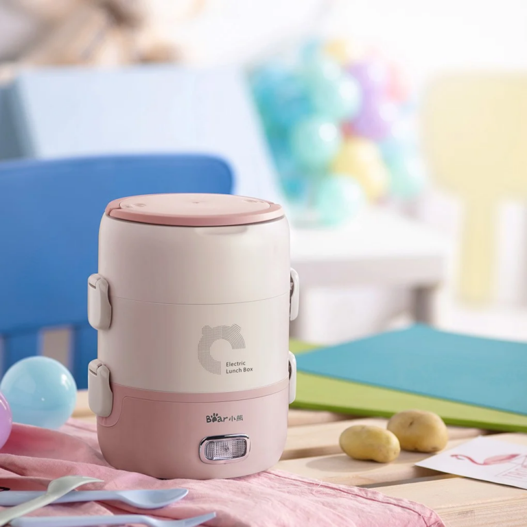 Hộp Cơm Điện Cầm Tay Bear DFH-B20S6 2 Lít – Hàng Quốc Tế – Bản Tiếng Anh