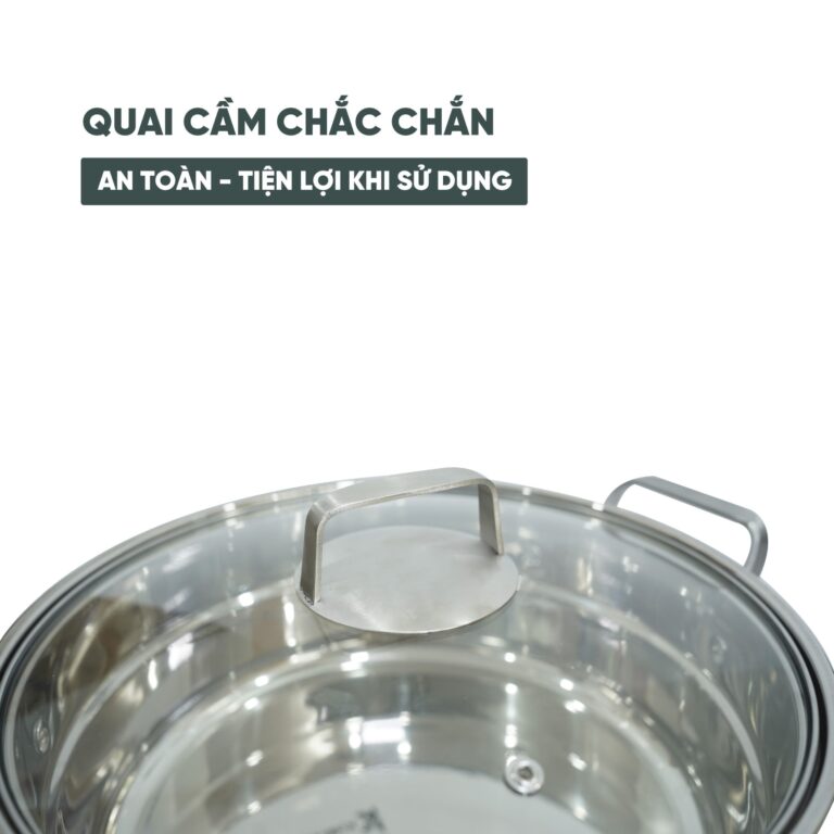 Nồi inox KUSCHELN KSP24-5D đa năng đáy 5 lớp