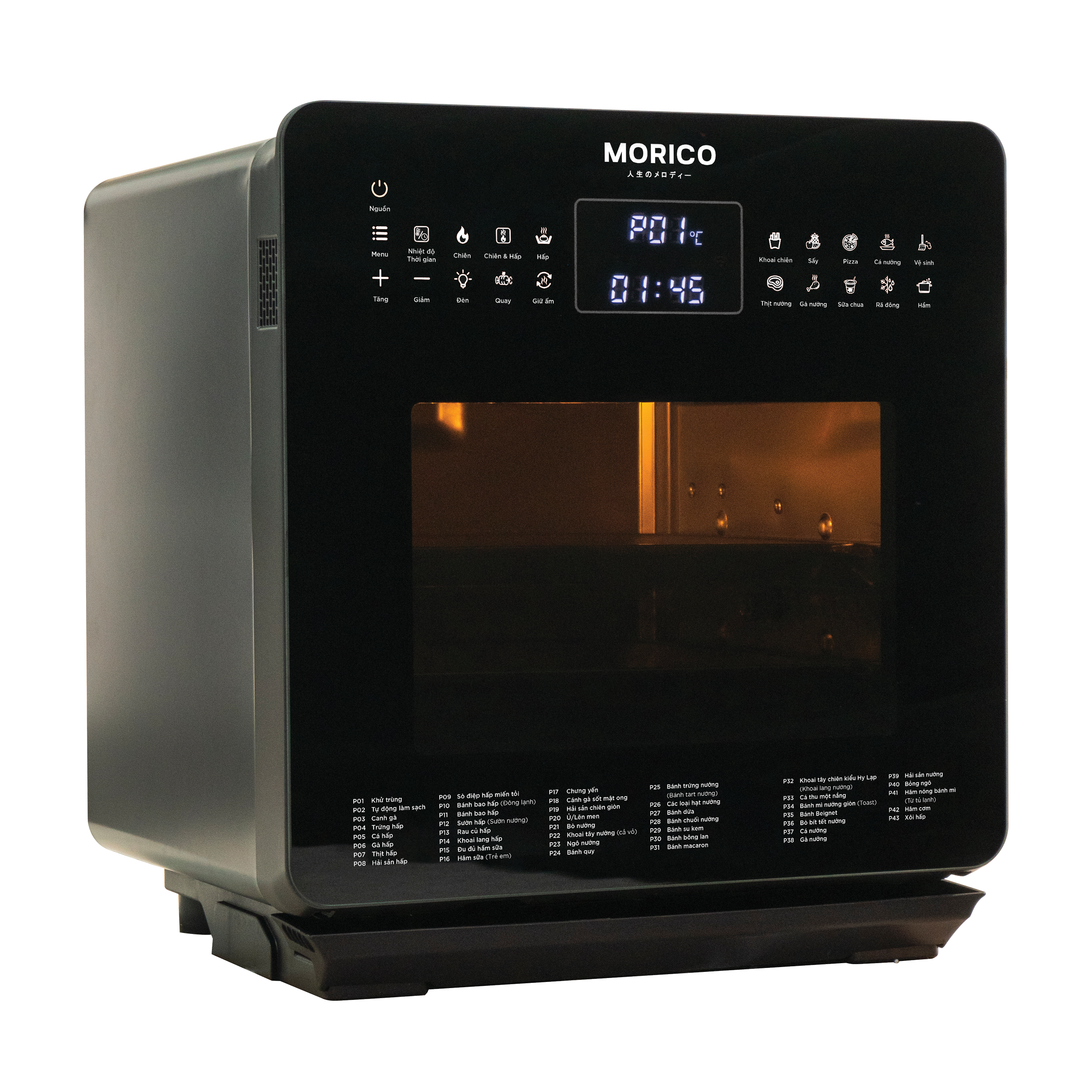 Nồi Chiên Hơi Nước Morico MA801 tại Điện Máy Cellhome