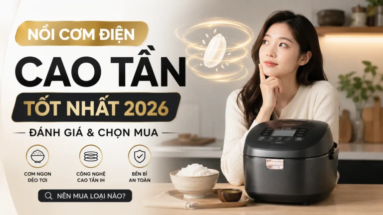 Nồi Cơm Điện Cao Tần Tốt Nhất 2026: Đánh Giá & Chọn Mua