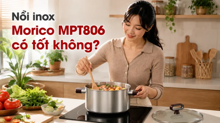 Nồi inox Morico MPT806 có tốt không? Review & giá 2026