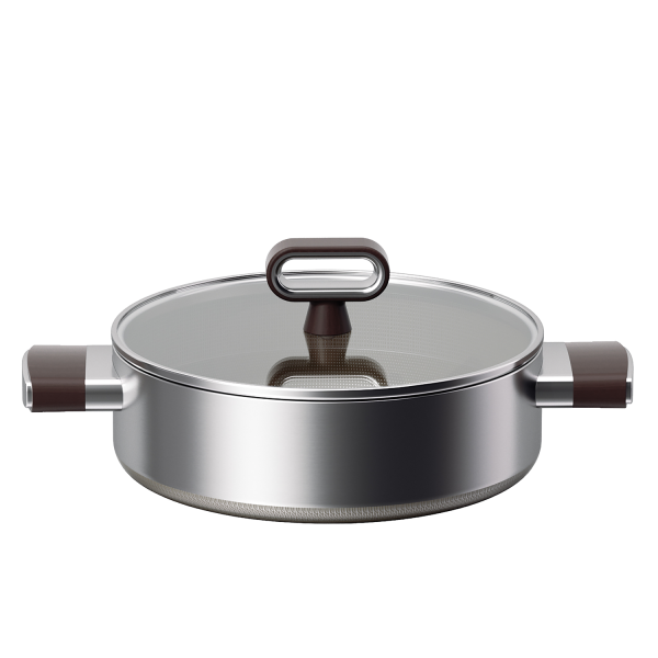 Nồi Titanium Shield đúc liền khối size 26 có vung kính MPT807
