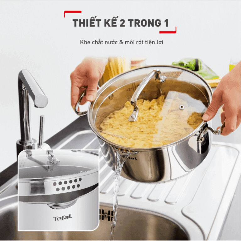 Nồi luộc gà Tefal Duetto Plus 28cm 10.4L