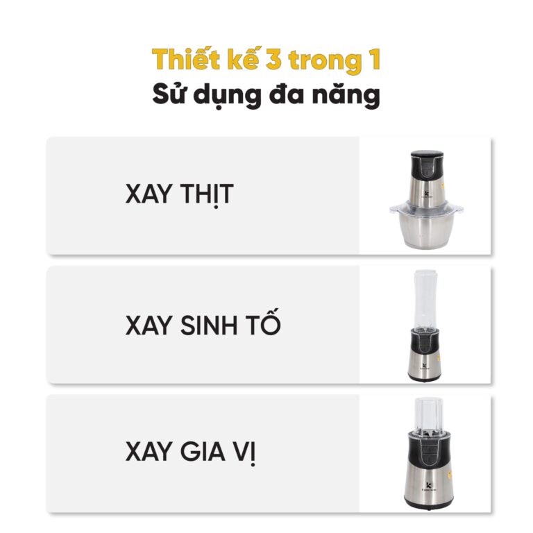 Bộ máy xay 3IN1 KUSCHELN KBD24-3P