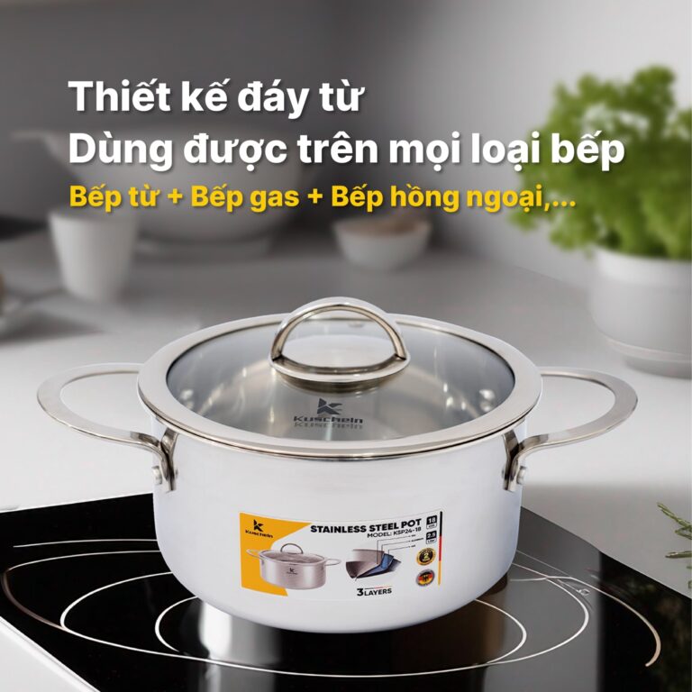 Nồi INOX 3 lớp đúc liền KUSCHELN KSP24