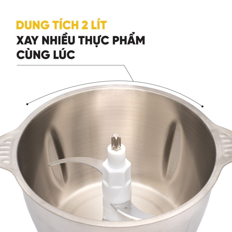 Máy xay thịt KUSCHELN KFC073-01 cối inox/thủy tinh 2L 500W