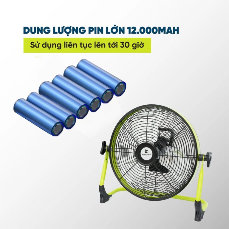 Quạt sạc tích điện KUSCHELN KRF24-01