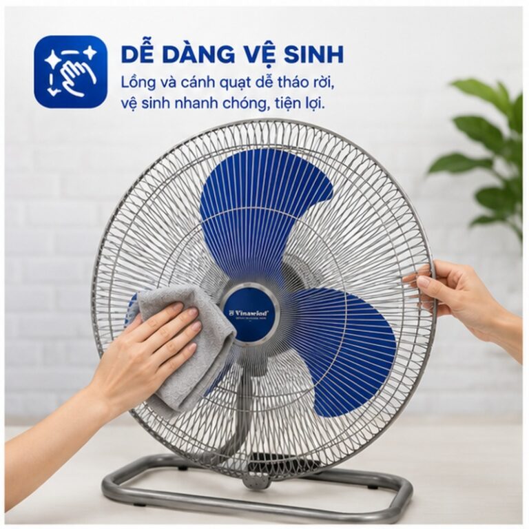Quạt sàn công nghiệp Vinawind QS-500 150W