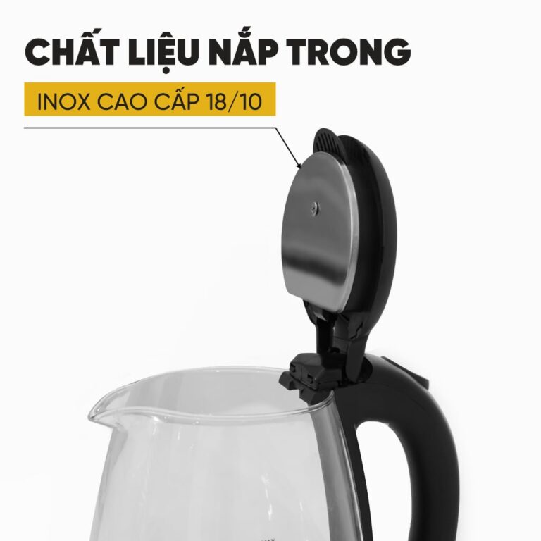 Ấm siêu tốc KUSCHELN KEK053-1.8G 1.8L thân kính