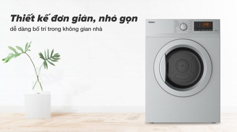 Máy sấy thông hơi Galanz 8kg DV-80T5C.S (ghi)