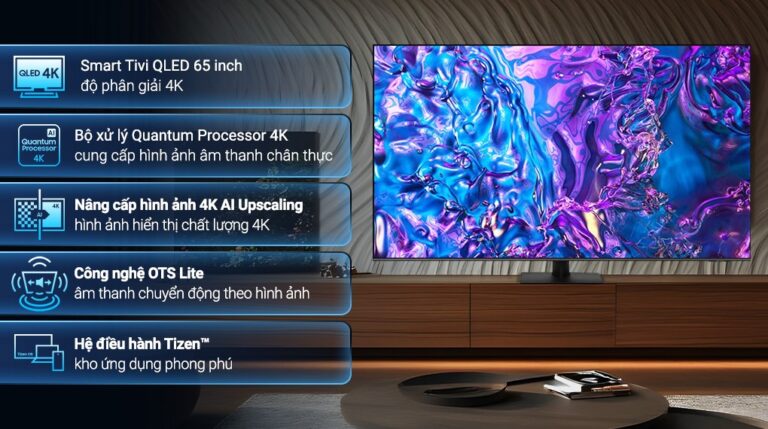 Smart Tivi Samsung QLED 4K 65 inch QA65Q70D