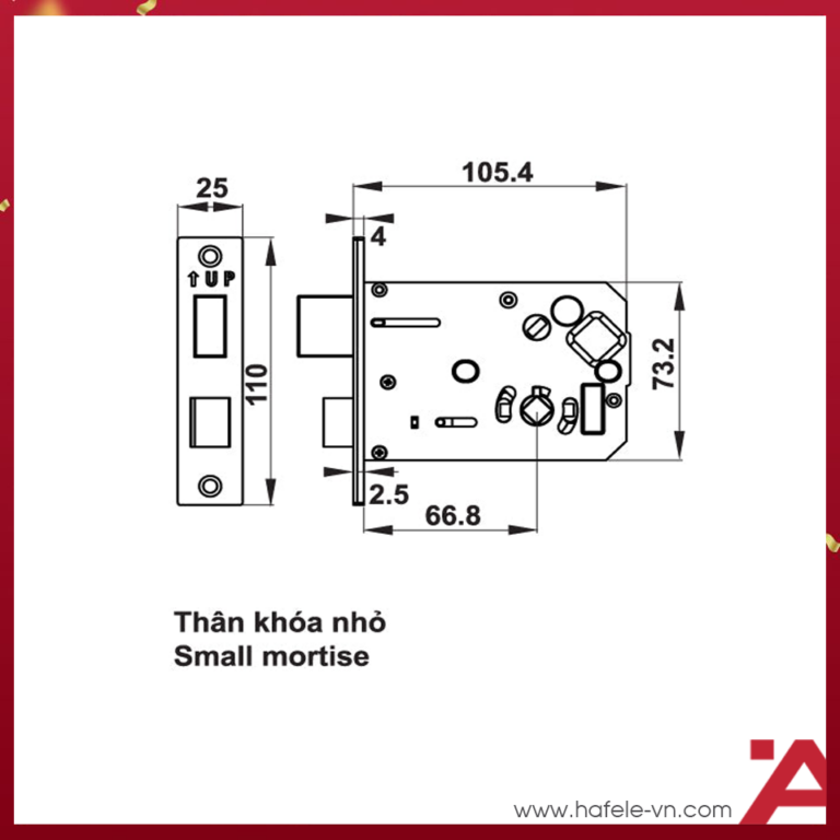 Khóa điện tử Hafele EL7500