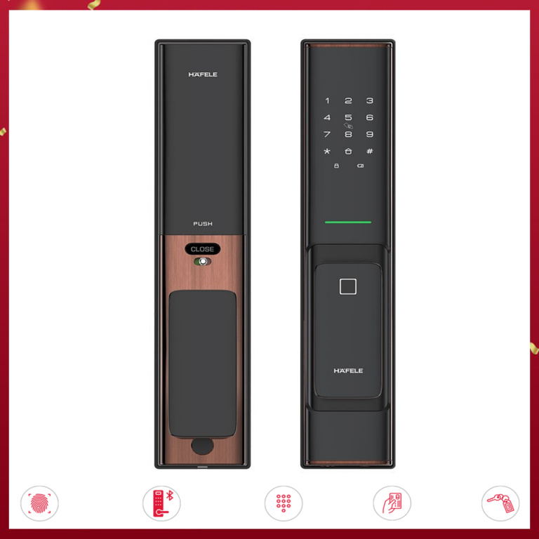 Khóa điện tử Hafele PP8100 Màu vàng đồng