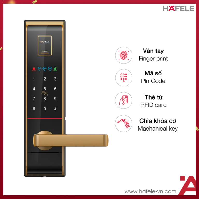 Khóa điện tử Hafele EL9000-TCS