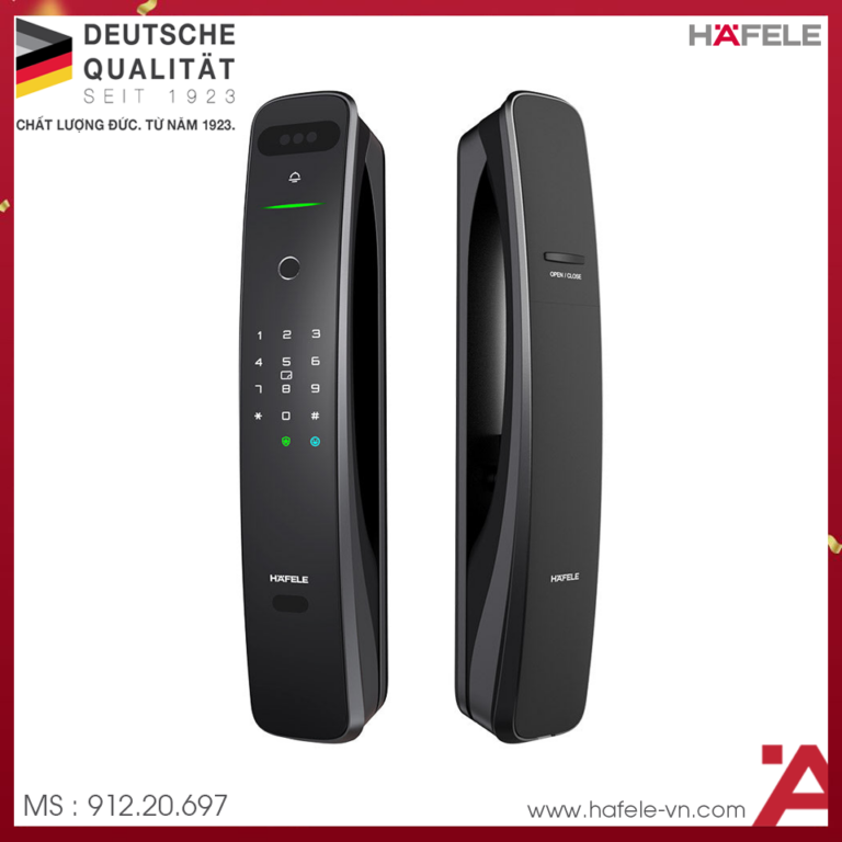 Khóa điện tử Hafele PP9100 Màu đen
