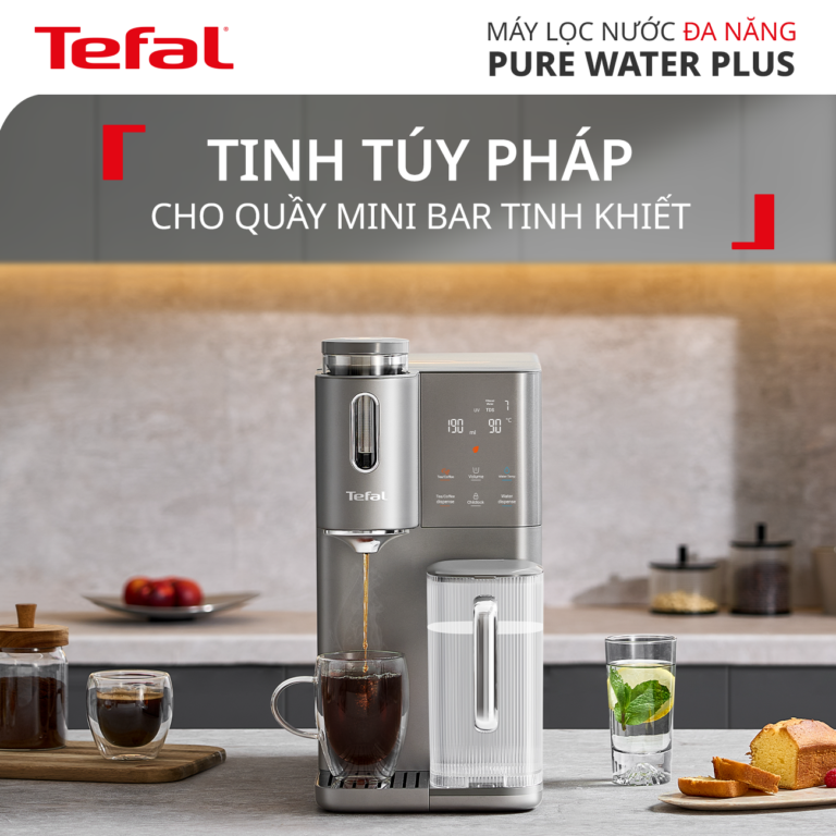 Máy lọc nước Tefal Pure Water Plus đa năng (có pha trà và cà phê)