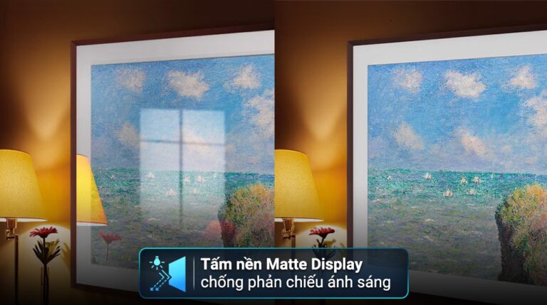 Smart Tivi khung tranh 4K QLED 75 inch Samsung The Frame