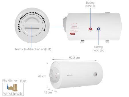 Bình nóng lạnh Ariston PRO R 100 H 2.5 FE