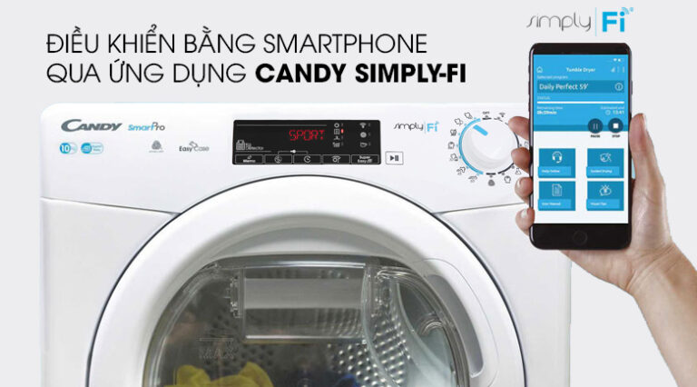 Máy sấy ngưng tự Candy 10kg CSOC10TE-S (trắng)