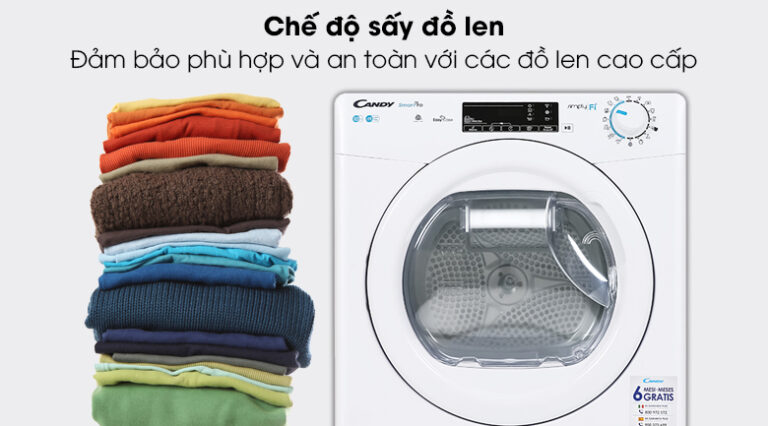 Máy sấy ngưng tự Candy 10kg CSOC10TE-S (trắng)