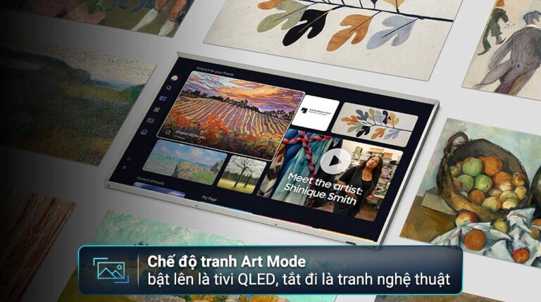 Smart Tivi khung tranh 4K QLED 75 inch Samsung The Frame