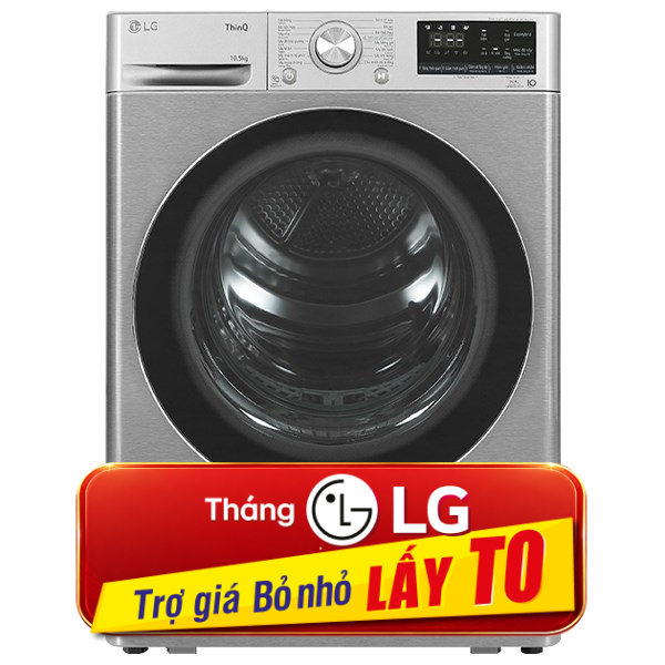 Máy sấy bơm nhiệt LG 10.5kg DVHP50B