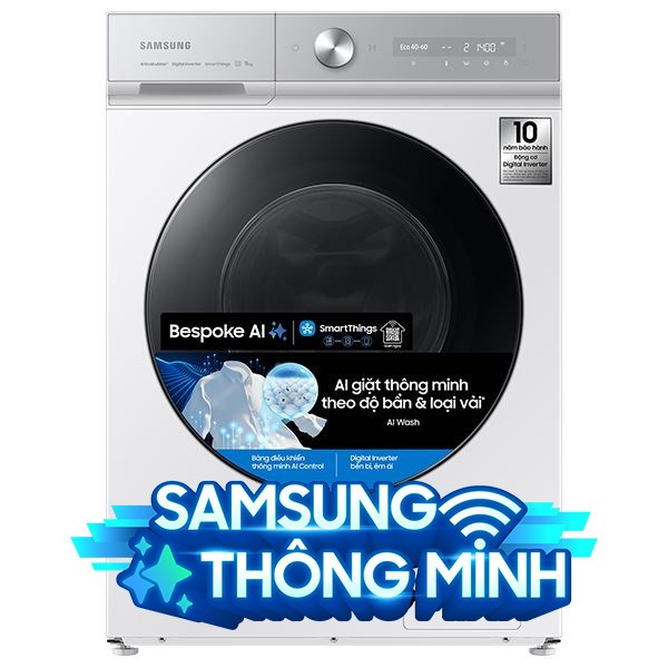 Máy giặt Samsung Bespoke AI Inverter 14 kg WW14BB944DGHSV