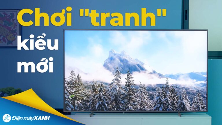 Smart Tivi khung tranh 4K QLED 75 inch Samsung The Frame