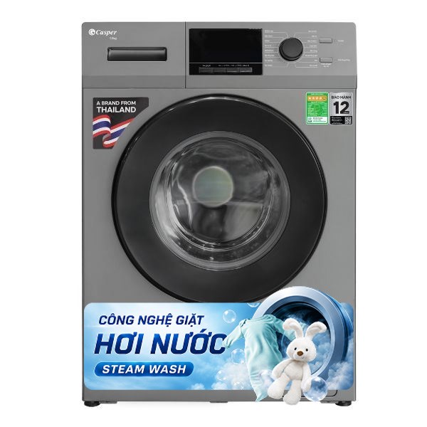Máy giặt cửa ngang 9.5kg Casper WF-95VG5 (ghi)