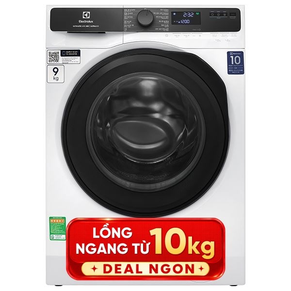Máy giặt 9kg Electrolux EWF9023P5WC (trắng)