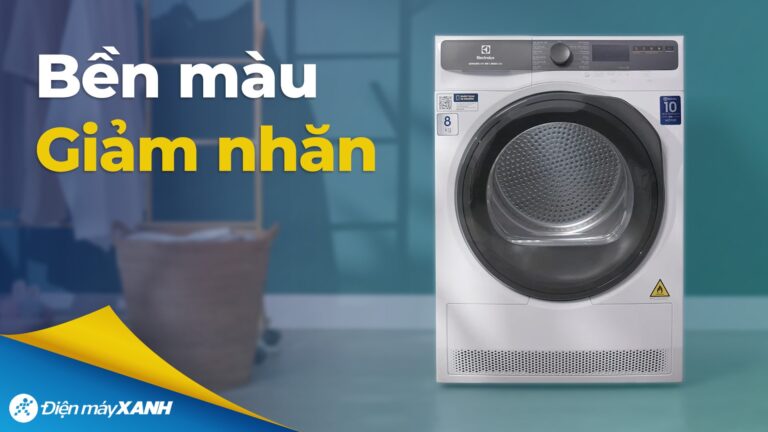 Máy sấy Electrolux Heatpump 8kg EDH803J5WC (trắng)
