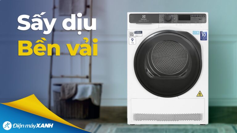 Máy sấy Electrolux Heatpump 9kg EDH903R7WC (trắng)
