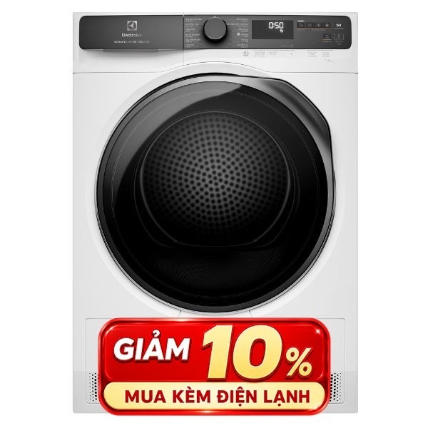 Máy sấy Electrolux Heatpump 9kg EDH903R7WC (trắng)