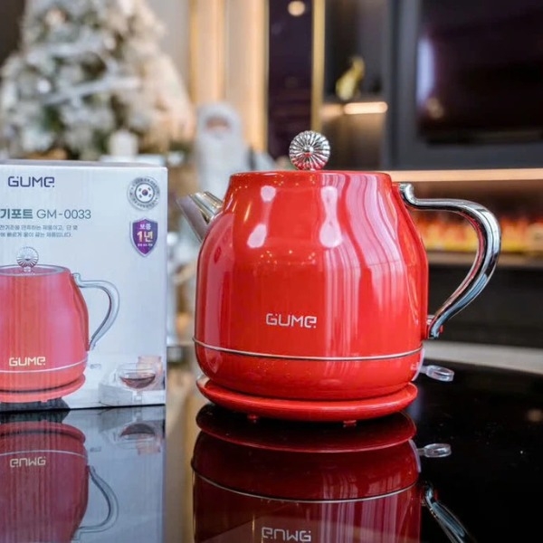 Ấm siêu tốc Gume 1.8L màu đỏ GM-0033