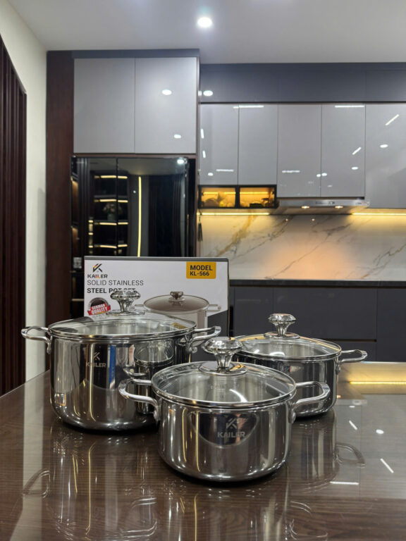 Bộ nồi 3 món kailer KL-566