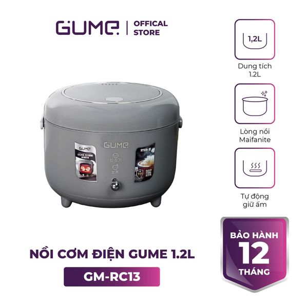 Nồi Cơm Điện Cơ Gume Dung Tích 1.2L GM-RC13