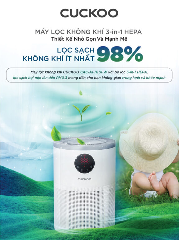 Máy lọc không khí CAC-AF1110FW/WHCKV