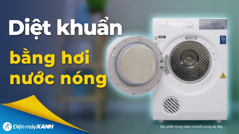 Máy sấy thông hơi Electrolux 8kg EDV804H3WC (trắng)