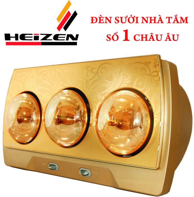 Đèn sưởi nhà tắm Heizen HE-3B 3 bóng