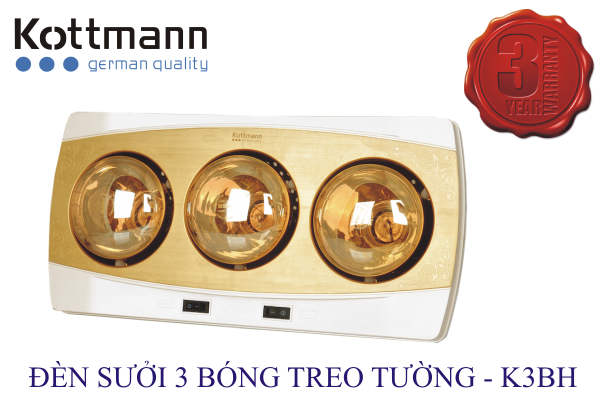 Đèn sưởi nhà tắm Kottmann K3B-H
