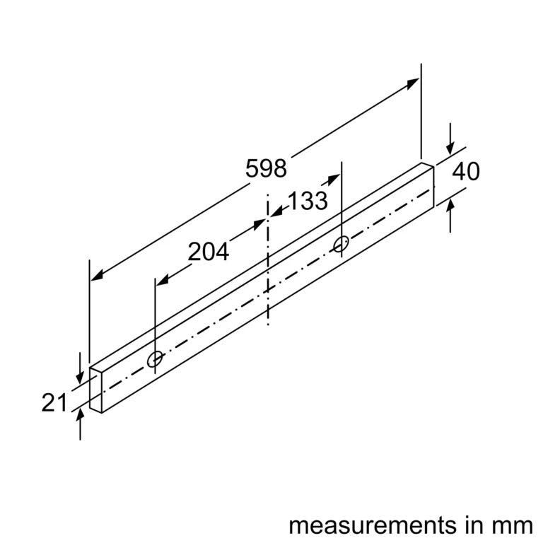 Máy hút mùi âm tủ Bosch DFM063W56B