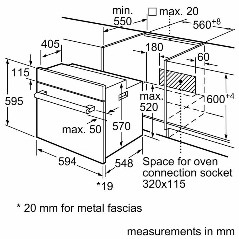 Lò nướng âm tủ Bosch HBF134EB0K